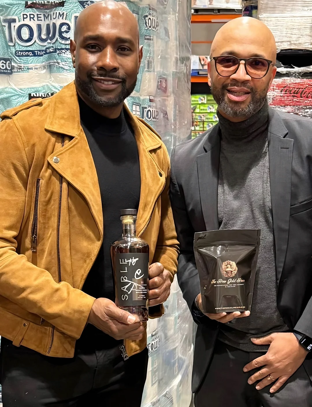 Omar McGee with a friend of the Reserve