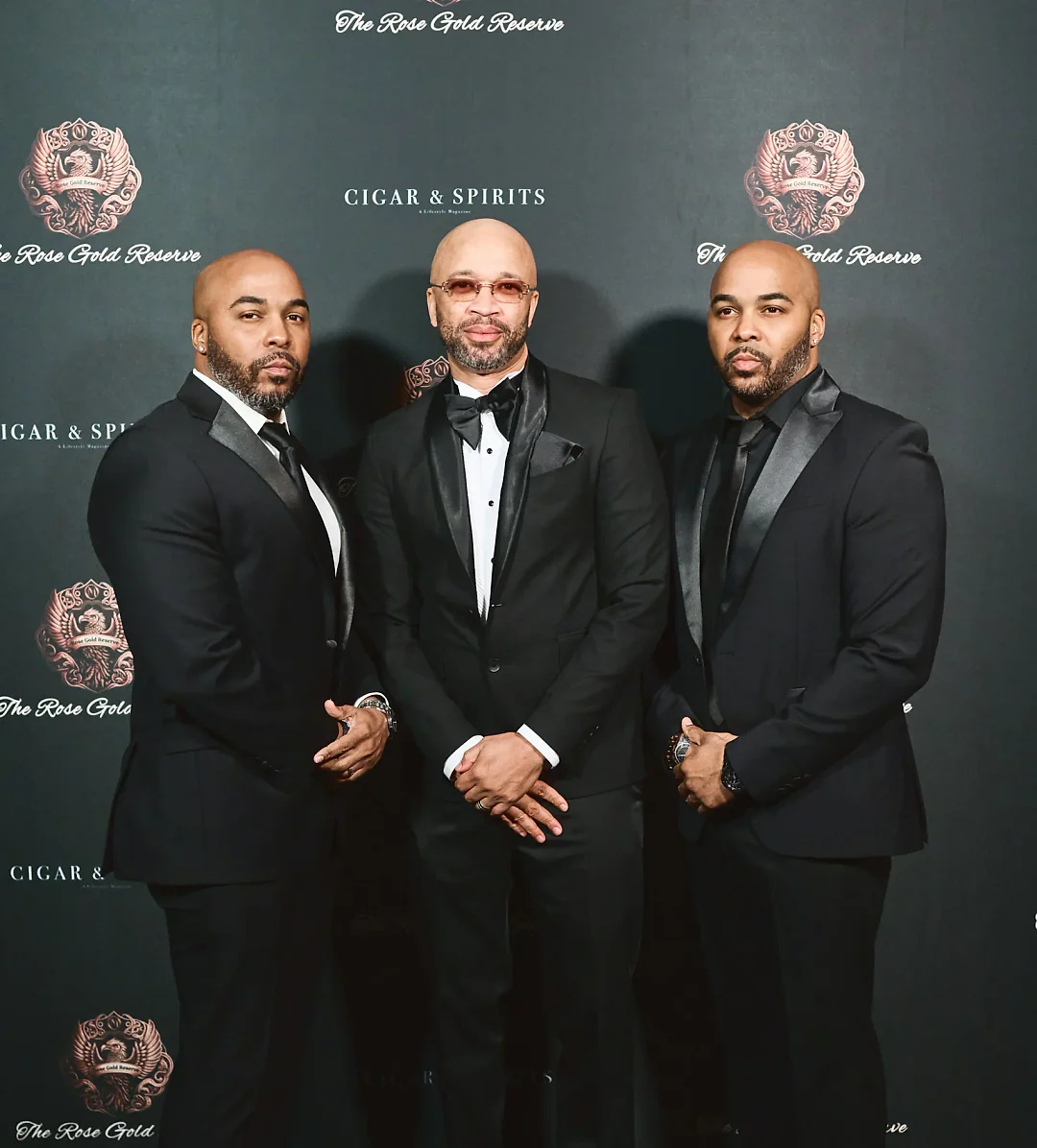Guests in black tie at The Rose Gold Reserve launch party